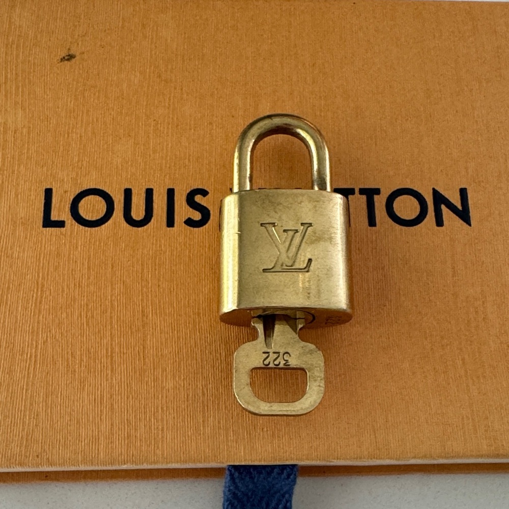 Louis Vuitton Brass Padlock with Key